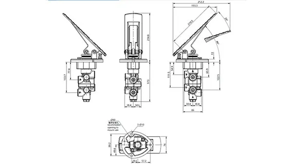 YBV-S Dual Service Brake Valve