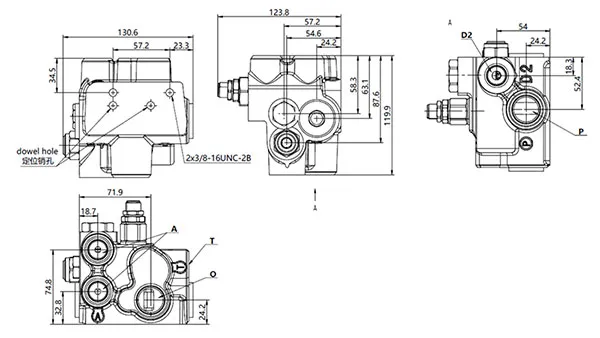 Dual Accumulator Charging Valve (with Relief Valve)