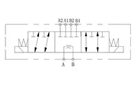 3 Position 6 Way Solenoid Directional Valve